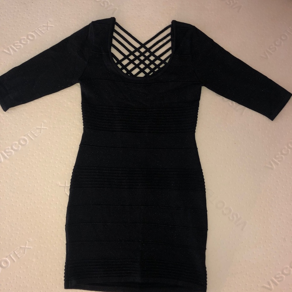 Bodycon Mini black dress